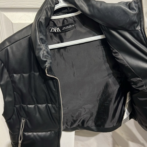 ZARA | Faux Leather Vest - Picture 8 of 8